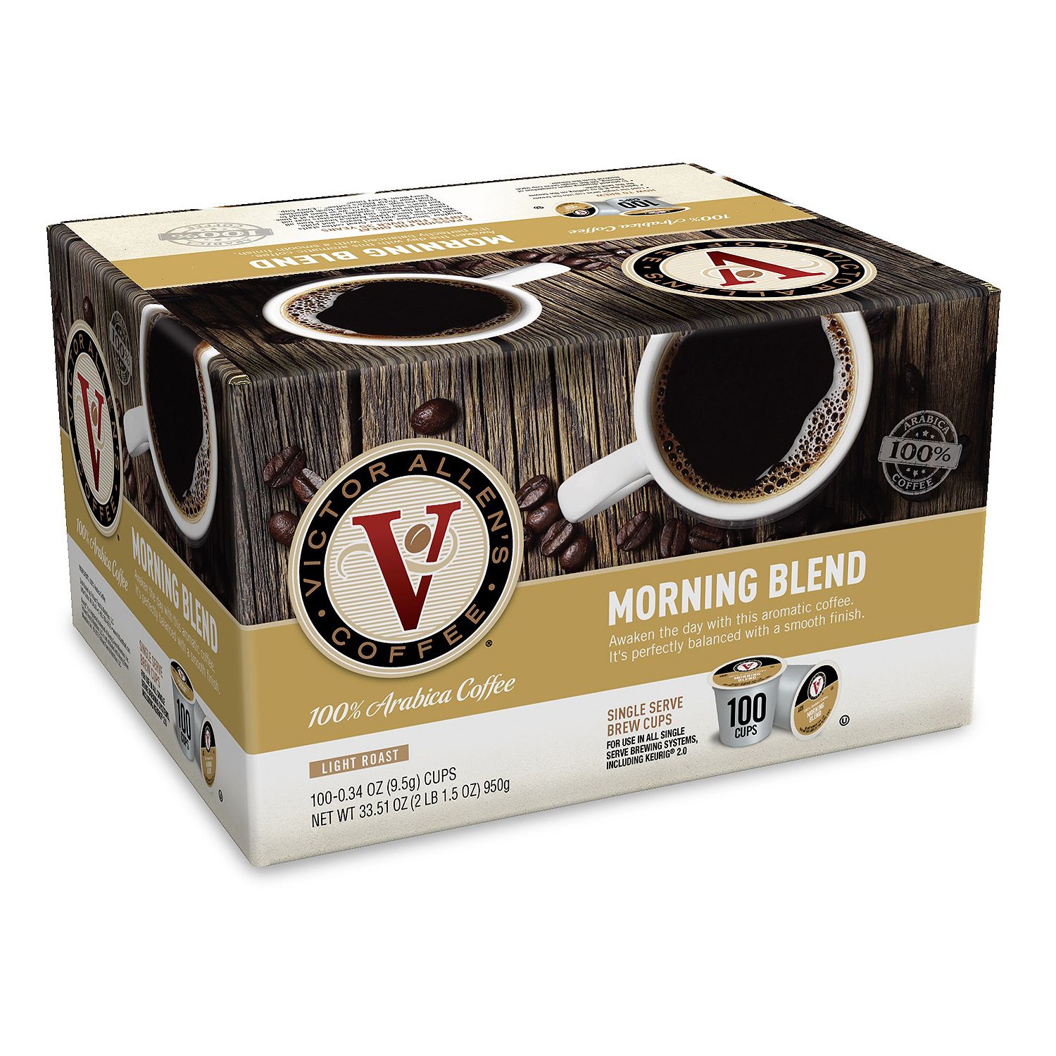 (image for) Victor Allen's Morning Blend (100 single-serve cups)